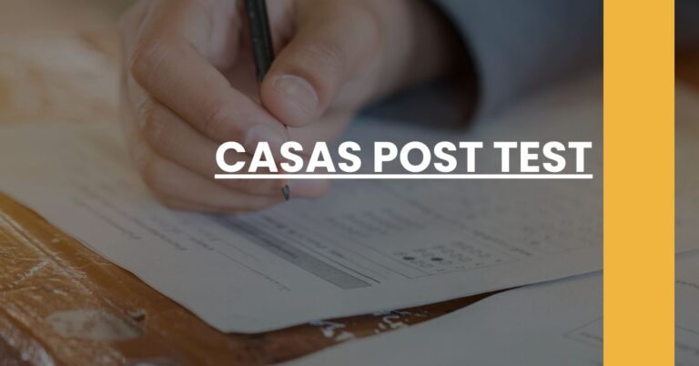 CASAS Post Test Feature Image