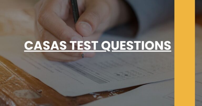 CASAS Test Questions Feature Image