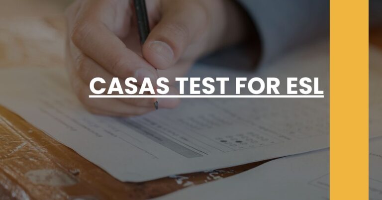 CASAS Test for ESL Feature Image